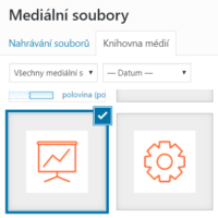 Jak vybrat obrázek z knihovny médií ve WordPressu