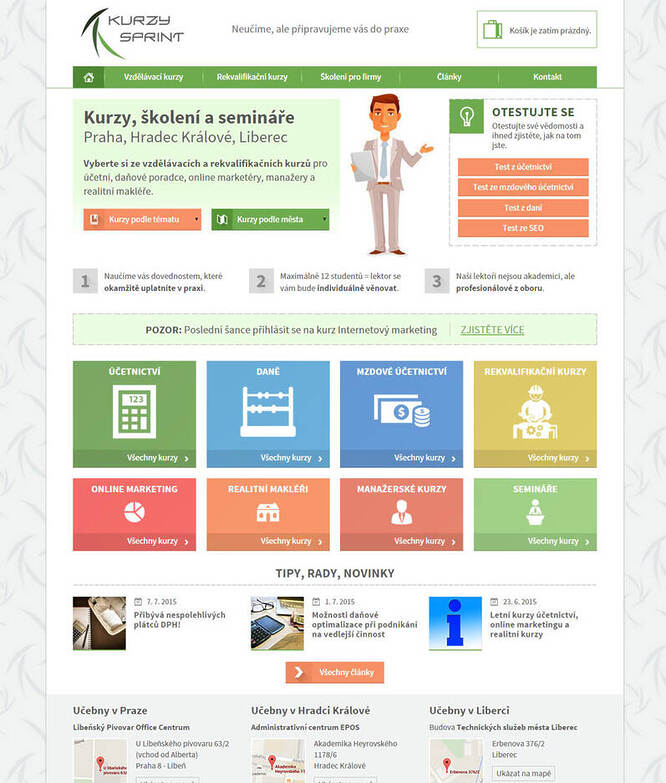webdesign Kurzy Sprint