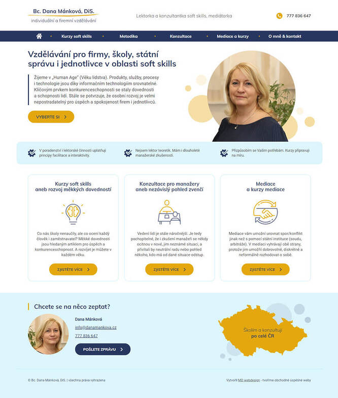 webdesign Dana Mánková