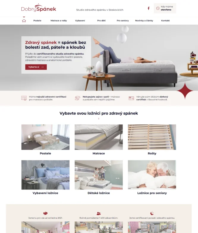webdesign dobryspanek.cz
