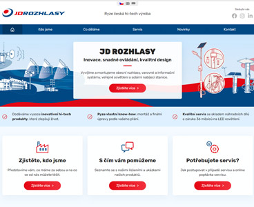 webdesign JD rozhlasy