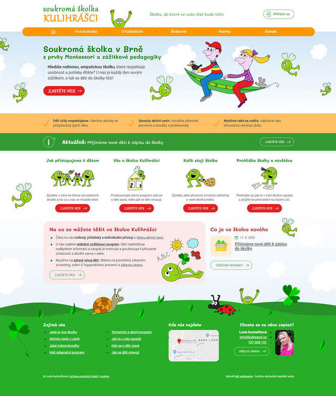webdesign Školka Kulihrášci