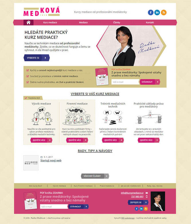 webdesign Kurzy mediace