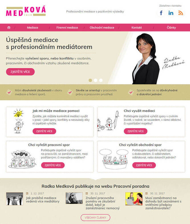 webdesign Mediace Medková