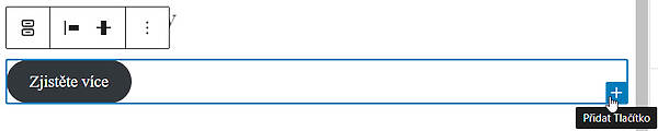 WordPress - přidat další tlačítko